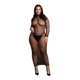 Le desir - Sukienka z siateczki z długim rękawem XL - 4XL