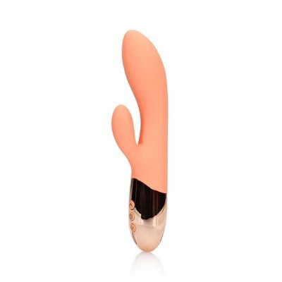 Loveline - Wibrator Ultra Soft króliczek - Ceramic Peach Loveline - Wibrator Ultra Soft króliczek - Ceramic Peach