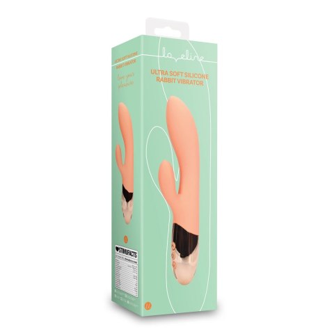 Loveline - Wibrator Ultra Soft króliczek - Ceramic Peach Loveline - Wibrator Ultra Soft króliczek - Ceramic Peach