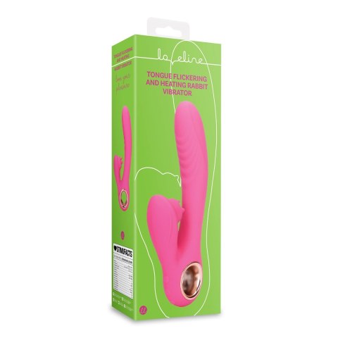 Loveline - Wibrator z funkcją podgrzewania i migotania języka - Exuberant Pink Loveline - Wibrator z funkcją podgrzewania i migotania języka - Exuberant Pink