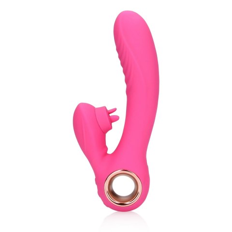 Loveline - Wibrator z funkcją podgrzewania i migotania języka - Exuberant Pink Loveline - Wibrator z funkcją podgrzewania i migotania języka - Exuberant Pink