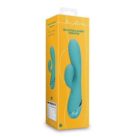Loveline - Wibrator z nadmuchiwaną górną częścią - Peacock Blue Loveline - Wibrator z nadmuchiwaną górną częścią - Peacock Blue