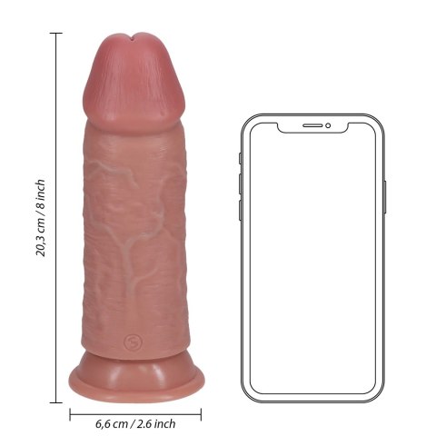 RealRock - Extra cienkie realistyczne dildo 20,3 cm RealRock - Extra cienkie realistyczne dildo 20,3 cm