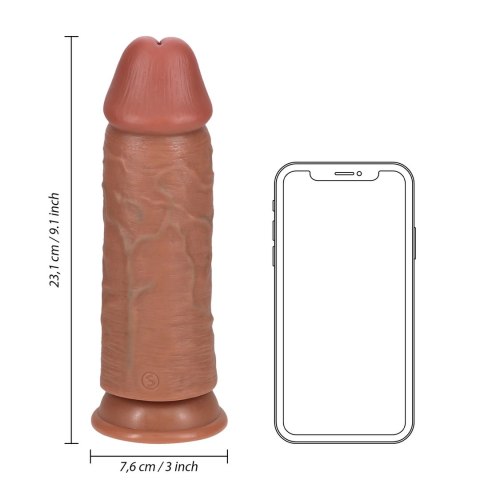 RealRock - Extra cienkie realistyczne dildo 23 cm RealRock - Extra cienkie realistyczne dildo 23 cm