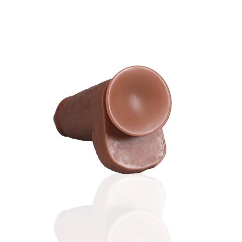 RealRock - Extra cienkie realistyczne dildo z jądrami 23 cm RealRock - Extra cienkie realistyczne dildo z jądrami 23 cm