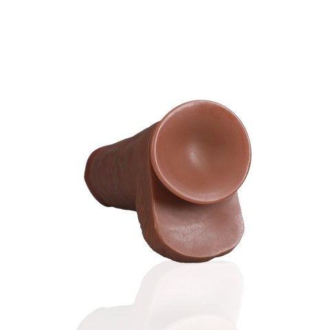 RealRock - Extra cienkie realistyczne dildo z jądrami 25,4 cm RealRock - Extra cienkie realistyczne dildo z jądrami 25,4 cm