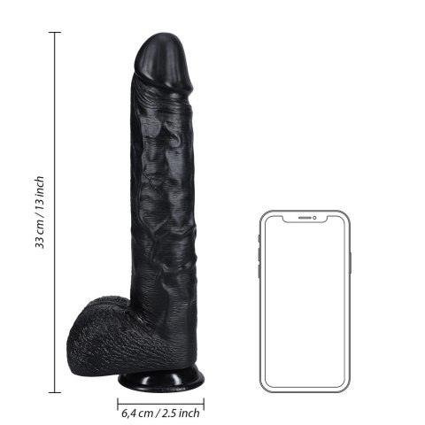 RealRock - Extra duże realistyczne dildo z jądrami 33 cm RealRock - Extra duże realistyczne dildo z jądrami 33 cm