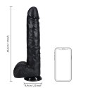RealRock - Extra duże realistyczne dildo z jądrami 35,5 cm