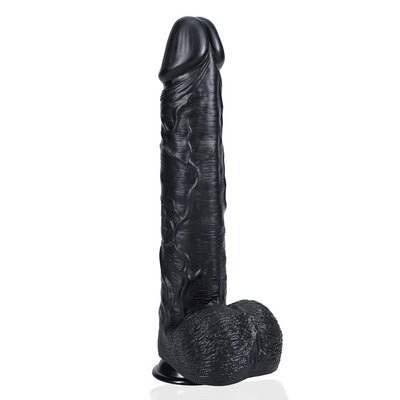 RealRock - Extra duże realistyczne dildo z jądrami 38 cm RealRock - Extra duże realistyczne dildo z jądrami 38 cm