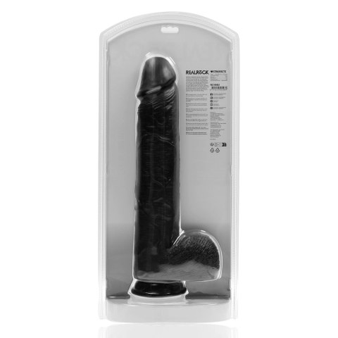 RealRock - Extra duże realistyczne dildo z jądrami 38 cm RealRock - Extra duże realistyczne dildo z jądrami 38 cm