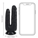 RealRock - Realistyczne podwójne dildo 15,2 cm