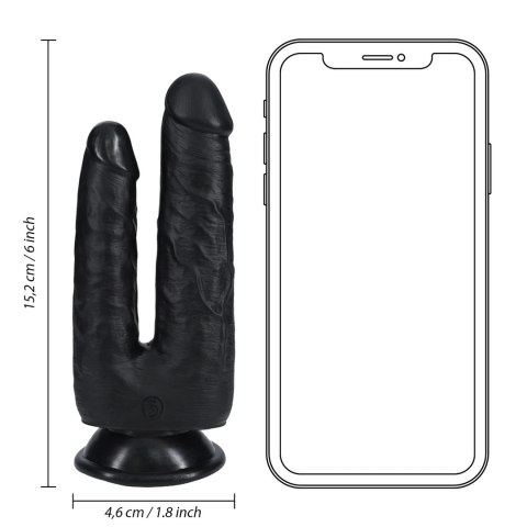 RealRock - Realistyczne podwójne dildo 15,2 cm RealRock - Realistyczne podwójne dildo 15,2 cm
