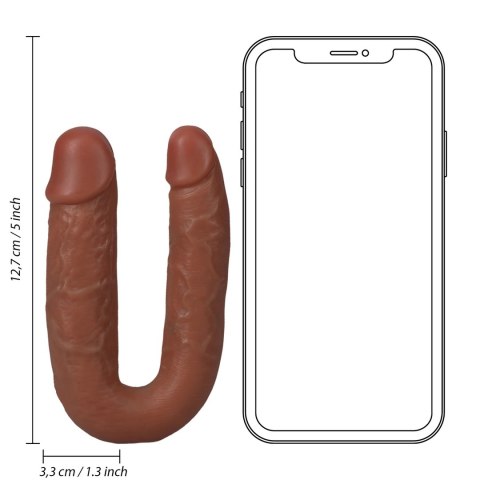 RealRock - Zawinięte realistyczne dildo - podwójne 12,7 cm RealRock - Zawinięte realistyczne dildo - podwójne 12,7 cm