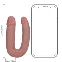 RealRock - Zawinięte realistyczne dildo - podwójne 12,7 cm