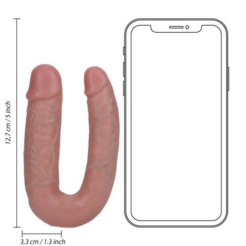 RealRock - Zawinięte realistyczne dildo - podwójne 12,7 cm RealRock - Zawinięte realistyczne dildo - podwójne 12,7 cm