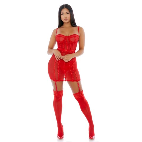 Dwuczęściowy zestaw bielizny Sheer Desires L Forplay Dwuczęściowy zestaw bielizny Sheer Desires L Forplay
