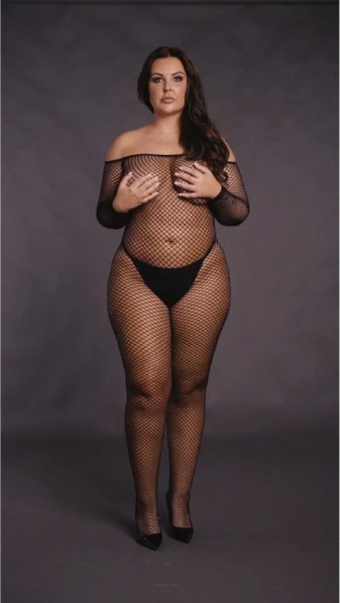 Le desir - Bodystocking z otwartym kroczem XL - 4XL Le desir - Bodystocking z otwartym kroczem XL - 4XL