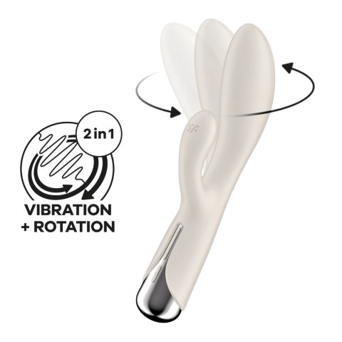 Satisfyer - Wibrator podwójny króliczek Spinning Satisfyer - Wibrator podwójny króliczek Spinning