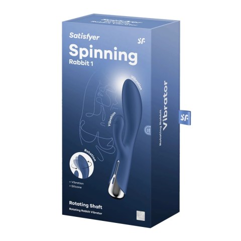 Satisfyer - Wibrator podwójny króliczek Spinning Satisfyer - Wibrator podwójny króliczek Spinning