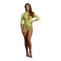 Le desir - Siateczkowe body z okrągłym dekoltem S - XL