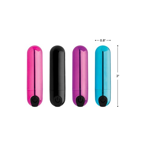 Metalowa kula wibracyjna z 10 prędkościami Xr Brands Metalowa kula wibracyjna z 10 prędkościami Xr Brands