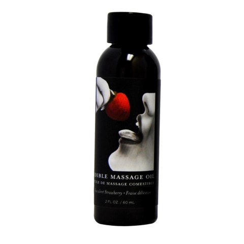 Olejek do masażu truskawkowy 60 ml - The earthly body Olejek do masażu truskawkowy 60 ml - The earthly body