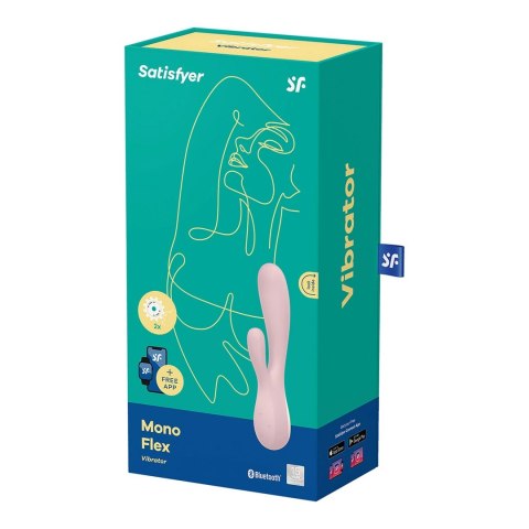 Satisfyer - Wibrator podwójny króliczek Mono Satisfyer - Wibrator podwójny króliczek Mono