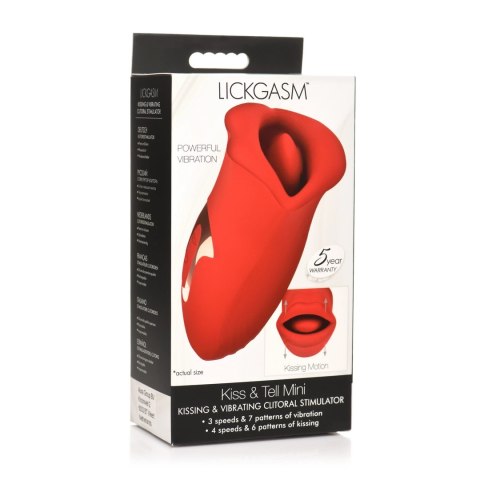 Silikonowy stymulator łechtaczki do całowania i wibracji Xr Brands Silikonowy stymulator łechtaczki do całowania i wibracji Xr Brands