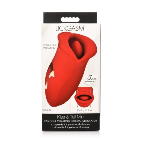 Silikonowy stymulator łechtaczki do całowania i wibracji Xr Brands Silikonowy stymulator łechtaczki do całowania i wibracji Xr Brands