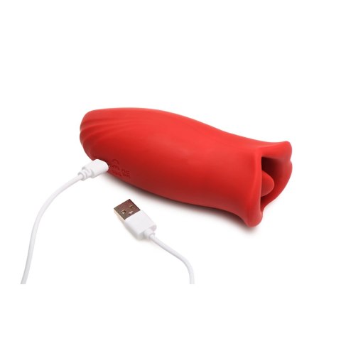 Silikonowy stymulator łechtaczki do całowania i wibracji Xr Brands Silikonowy stymulator łechtaczki do całowania i wibracji Xr Brands