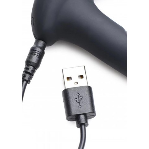 Stymulator prostaty Hollow Prostate Plug z pilotem i 7 prędkościami Xr Brands Stymulator prostaty Hollow Prostate Plug z pilotem i 7 prędkościami Xr Brands