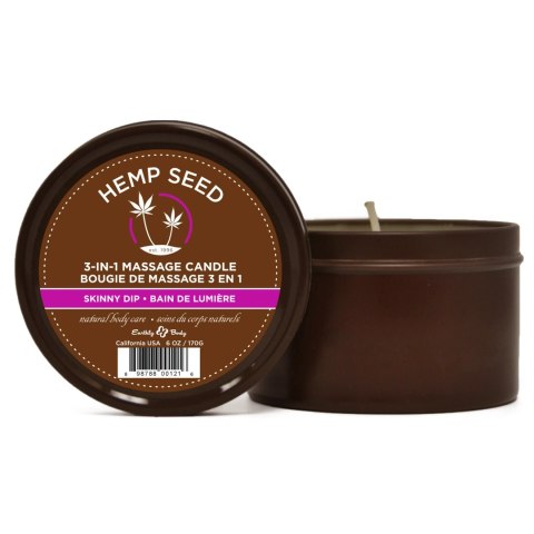 Świeca do masażu Skinny Dip 170 gr - The earthly body Świeca do masażu Skinny Dip 170 gr - The earthly body