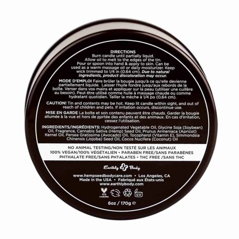 Świeca do masażu guawa 170 gr - The earthly body Świeca do masażu guawa 170 gr - The earthly body