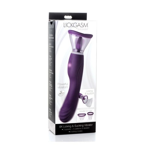 Wibrator do lizania i ssania 8 prędkości Xr Brands Wibrator do lizania i ssania 8 prędkości Xr Brands