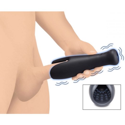 Wibrujący masturbator silikonowy Xr Brands Wibrujący masturbator silikonowy Xr Brands