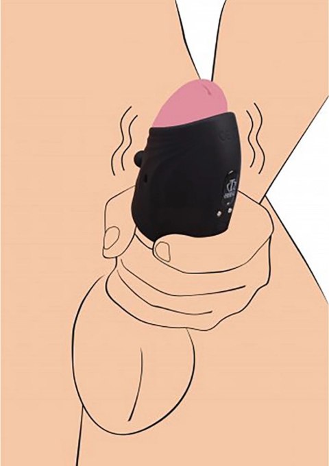 Wibrujący silikonowy rękaw na penisa Xr Brands Wibrujący silikonowy rękaw na penisa Xr Brands