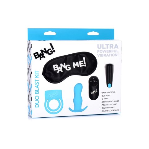 Zestaw Bullet Vibrator z opaską na oczy Xr Brands Zestaw Bullet Vibrator z opaską na oczy Xr Brands