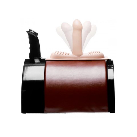 Maszyna do seksu na kółkach z podwójnym mocowaniem Saddle XR Brands Maszyna do seksu na kółkach z podwójnym mocowaniem Saddle XR Brands