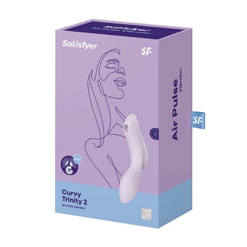 Satisfyer - Wibrator pulsacyjny Curvy Trinity 2 Satisfyer - Wibrator pulsacyjny Curvy Trinity 2
