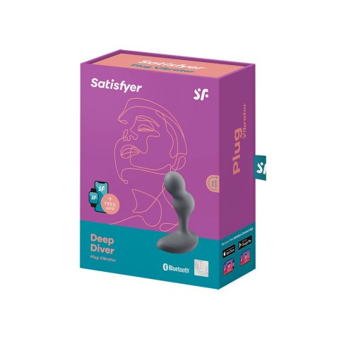 Satisfyer - Wibrujący plug Deep Diver Satisfyer - Wibrujący plug Deep Diver