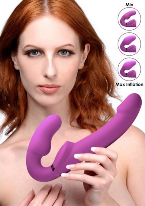 Strapless Strap-On z pilotem zdalnego sterowania Evoke XR Brands Strapless Strap-On z pilotem zdalnego sterowania Evoke XR Brands