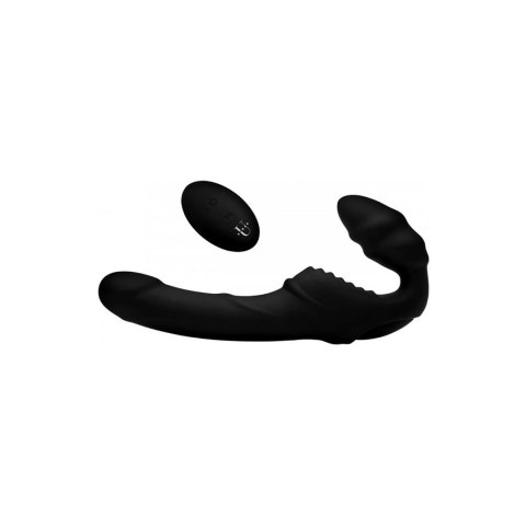 Wibrujący silikonowy pasek z dildo z pilotem zdalnego sterowania XR Brands Wibrujący silikonowy pasek z dildo z pilotem zdalnego sterowania XR Brands