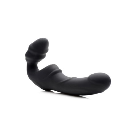 Żebrowany wibrujący pasek z dildo XR Brands Żebrowany wibrujący pasek z dildo XR Brands