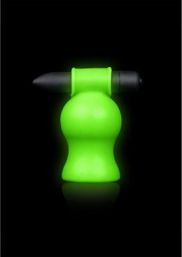 Masturbator z wibrującą główką - świecący w ciemności Ouch! by shots