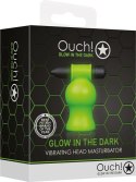 Masturbator z wibrującą główką - świecący w ciemności Ouch! by shots
