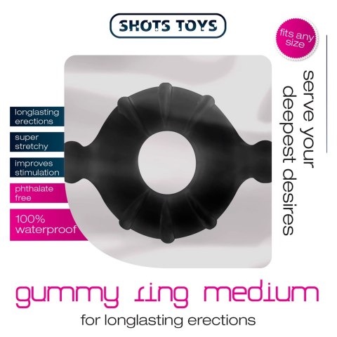 Shots Toys - Pierścień erekcyjny średni Shots Toys - Pierścień erekcyjny średni