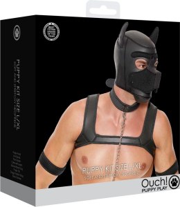 Skórzany zestaw dla mężczyzn bondage L/XL Ouch! by shots
