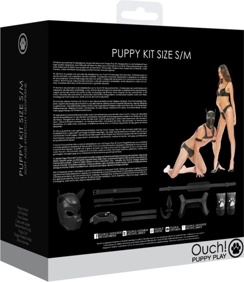 Skórzany zestaw dla mężczyzn bondage S/M Ouch! by shots Skórzany zestaw dla mężczyzn bondage S/M Ouch! by shots