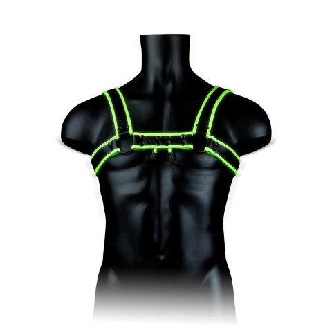 Szelki na klatkę piersiową - świecące w ciemności - L/XL Ouch! by shots Szelki na klatkę piersiową - świecące w ciemności - L/XL Ouch! by shots