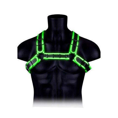 Szelki z klamrą świecące w ciemności L/XL Ouch! by shots Szelki z klamrą świecące w ciemności L/XL Ouch! by shots